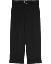 Jil Sander - Belted Trousers - Lyst