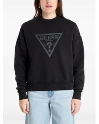 Guess - Logo-Print Sweater - Lyst