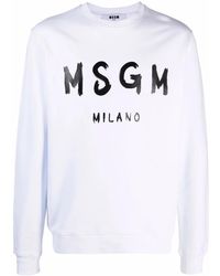 MSGM - Sweaters White - Lyst