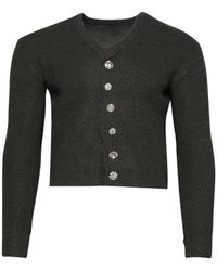 PROTOTYPES - Jewellery Button Woolen Cardigan - Lyst
