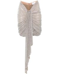 GIUSEPPE DI MORABITO - Crystal-Embellished Asymmetric Mini Skirt - Lyst