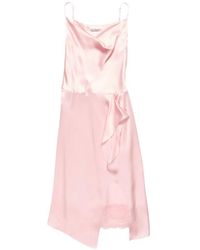 Acne Studios - Shiny Satin Slip Dress - Lyst