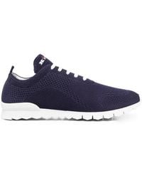 Kiton - Navy ''fit'' Running Sneakers - Lyst