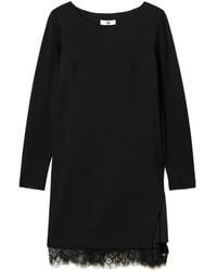 Twinset - Lace-Detailing Mini Dress - Lyst