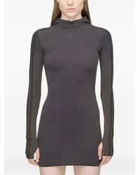 adidas - Vestido Corto Con Capucha Y Logo Bordado De X Avavav - Lyst