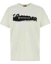 Moncler - Camiseta con estampado de espray - Lyst