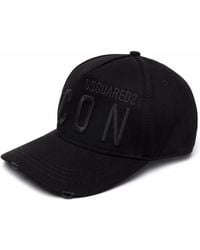DSquared² - Icon Embroidered Cap - Lyst