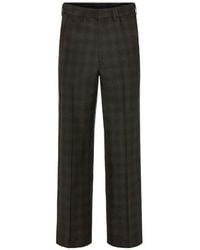 Maison Margiela - Check-Pattern Tailored Trousers - Lyst