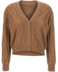 Max Mara - Aladino Cable-Knit Buttoned Cardigan - Lyst