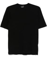 Dell'Oglio - T-Shirt En Maille Fine - Lyst