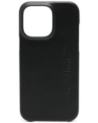 Off-White c/o Virgil Abloh - Ow Bookish Logo-embossed Leather Iphone 14 Pro Case - Lyst