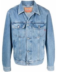 DIESEL - D-Barcy Denim Jacket - Lyst