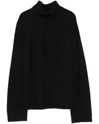 Alpha Studio - Pull À Col Montant - Lyst