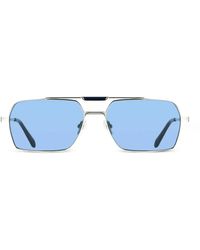Ferragamo Eyewear - Geometric-Frame Sunglasses - Lyst