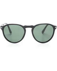 Persol - Tortoiseshell-Effect Round-Frame Sunglasses - Lyst