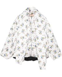 N°21 - Jack Met Bloemenprint En Ballonmouwen - Lyst