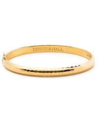 Dower & Hall - Nomad Hammered Bangle Bracelet - Lyst