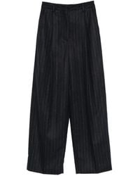 Thelatest - Pantalon E-Alex À Fines Rayures - Lyst