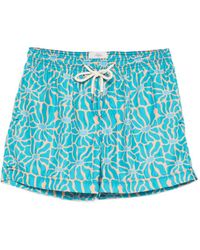 Peninsula - Short De Bain À Fleurs - Lyst