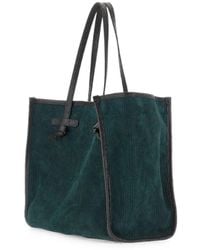 MARCELLA CLUB - Marcella Ribbed-Suede Shoulder Bag - Lyst