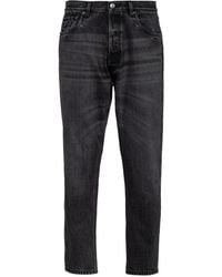 Prada - Mid-Rise Straight-Leg Jeans - Lyst