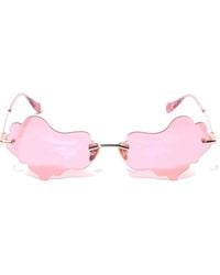 A Bathing Ape - Cloud-Shaped Stainless-Steel Sunglasses - Lyst