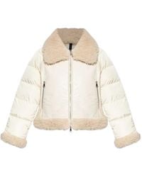 Moncler - Chaqueta Rubrouk Con Cuello - Lyst
