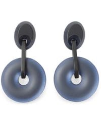 Giorgio Armani - Geometric Drop Earrings - Lyst