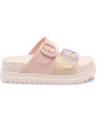 Melissa - Cozy Buckled Platform Sandals - Lyst