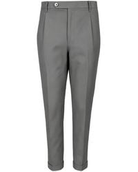 GTA - Pleated Turn-Up Trousers - Lyst