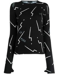 agnès b. - Lightning-bolt Long-sleeve T-shirt - Lyst