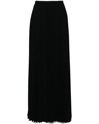 Styland - High-Waist Pleated Midi Skirt - Lyst