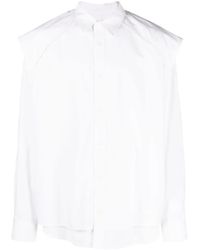 Juun.J - Chemise En Coton À Empiècements - Lyst