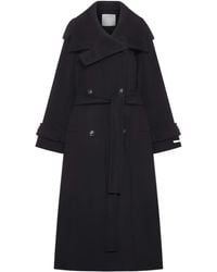 Sportmax - Cappotto Doppiopetto Con Cintura - Lyst