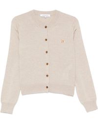 Maison Kitsuné - Cárdigan Con Parche De Zorro - Lyst