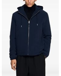 Sandro - Hooded Zip-Up Jacket - Lyst