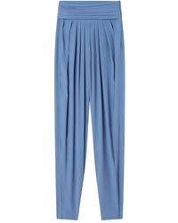 Lanvin - Pleated-Detail Zip Trousers - Lyst