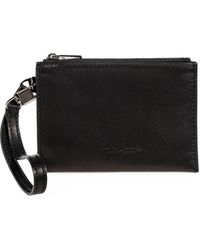 discord Yohji Yamamoto - Logo-Debossed Leather Wallet - Lyst