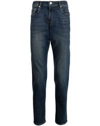 PS by Paul Smith - Reflex Low-rise Tapered-jeans - Lyst