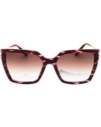 Chopard - Logo-Detail Cat-Eye Sunglasses - Lyst