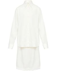 MM6 by Maison Margiela - Midi Shirt Dress - Lyst