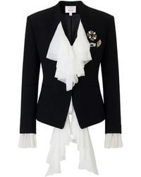 Cinq À Sept - Maren Brooch-Detail Blazer - Lyst
