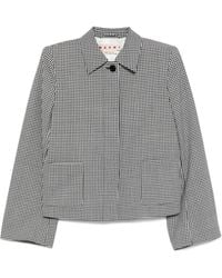 Marni - Jacke Mit Vichy-Karo - Lyst