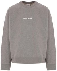 Maison Kitsuné - Logo-Embroidered Sweatshirt - Lyst