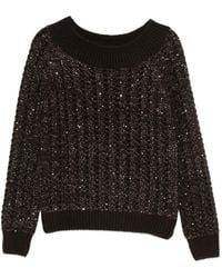 D.exterior - Sequin-Embellishment Sweater - Lyst