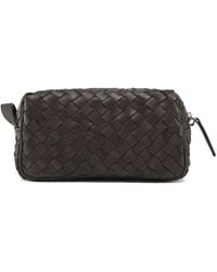 Officine Creative - Armor 014 Woven Leather Pouch - Lyst
