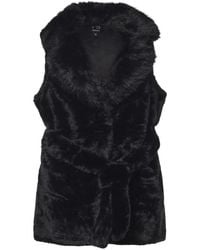 V73 - Belted Faux-Fur Gilet - Lyst