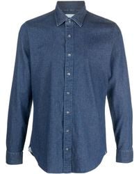 Michael Kors - Long-Sleeve Denim Shirt - Lyst