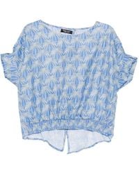 BLAKLACE - All-Over Graphic Print Blouse - Lyst