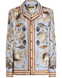Dolce & Gabbana - Hemd Mit Muschel-Print - Lyst